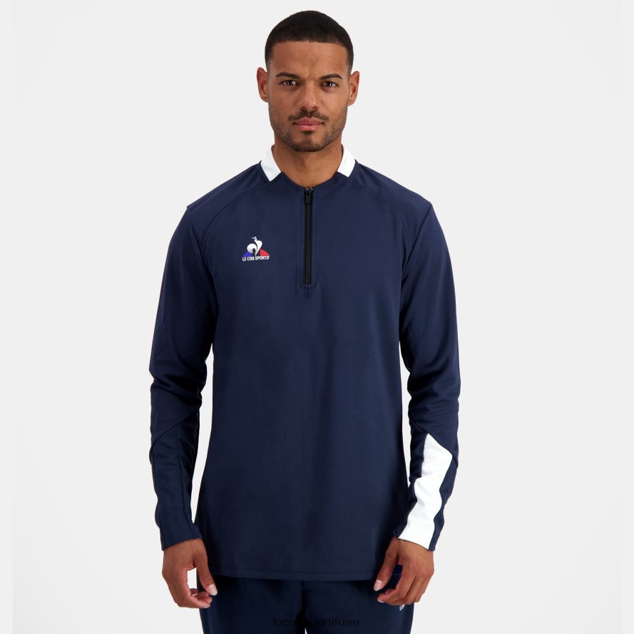 أزرق رجال البلوز الأزرق Le Coq Sportif ملابس 2684VH75