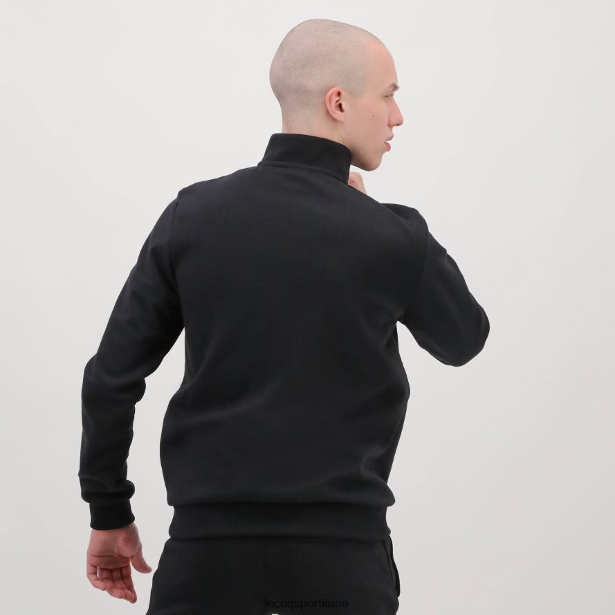 أسود رجال سترة مضغوطة سوداء Le Coq Sportif ملابس 2684VH78