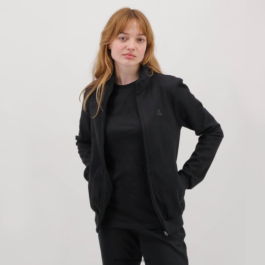 أسود رجال سترة مضغوطة سوداء Le Coq Sportif ملابس 2684VH78