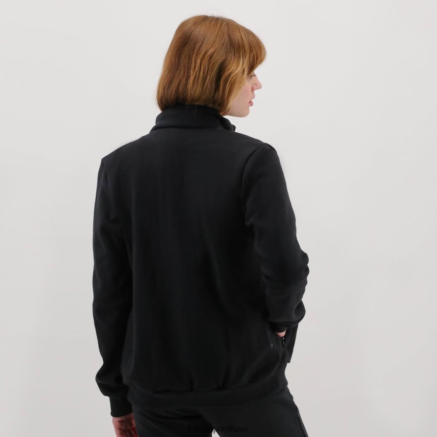 أسود رجال سترة مضغوطة سوداء Le Coq Sportif ملابس 2684VH78