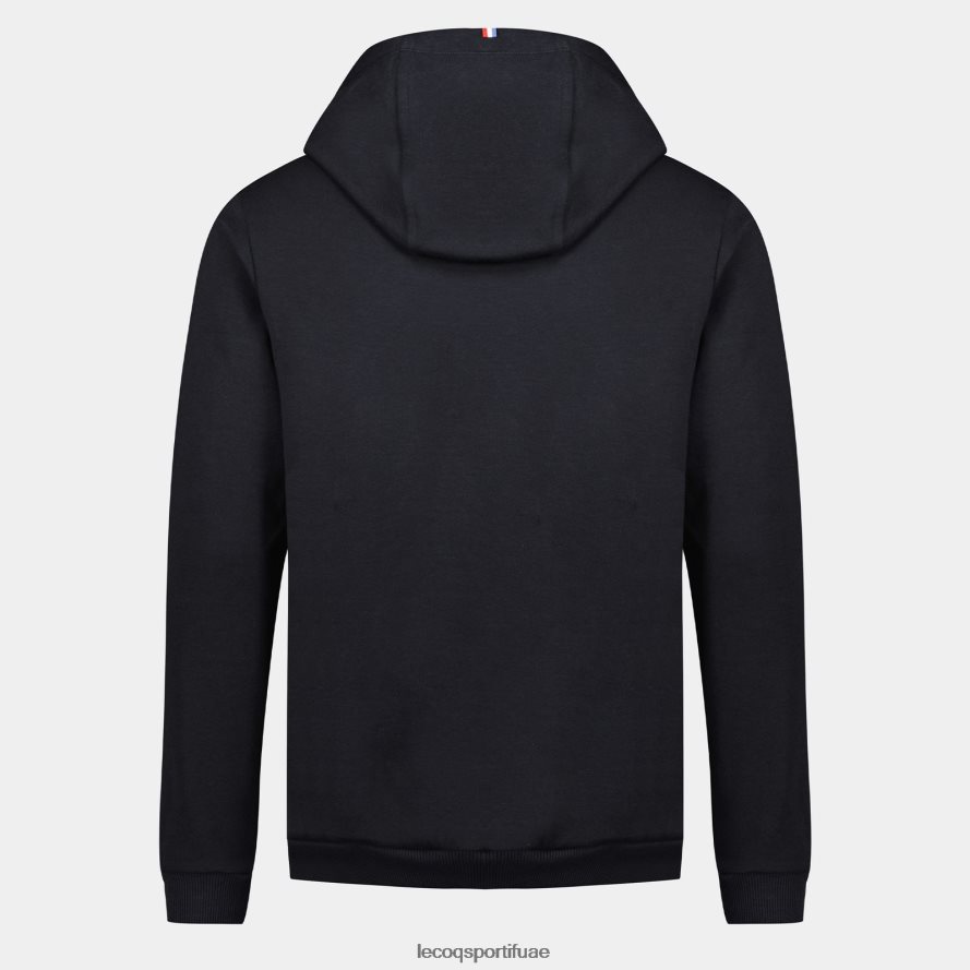 أسود رجال مقنعين البلوز الأسود Le Coq Sportif ملابس 2684VH7