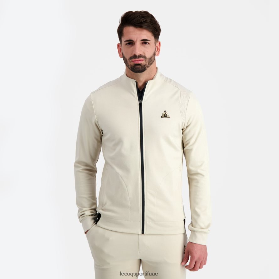 بني رجال سترة مضغوطة باللون البني Le Coq Sportif ملابس 2684VH8