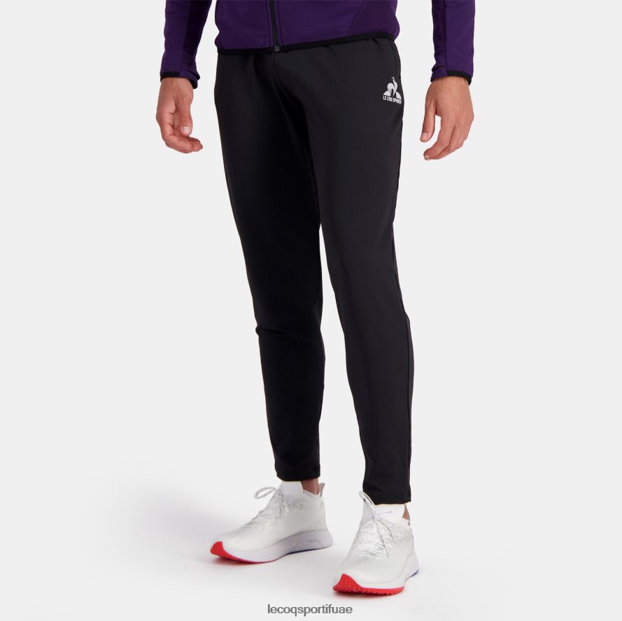 أسود رجال أزياء السراويل السوداء Le Coq Sportif ملابس 2684VH82