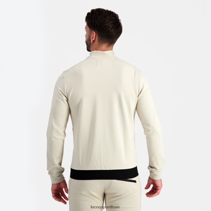 بني رجال سترة مضغوطة باللون البني Le Coq Sportif ملابس 2684VH8