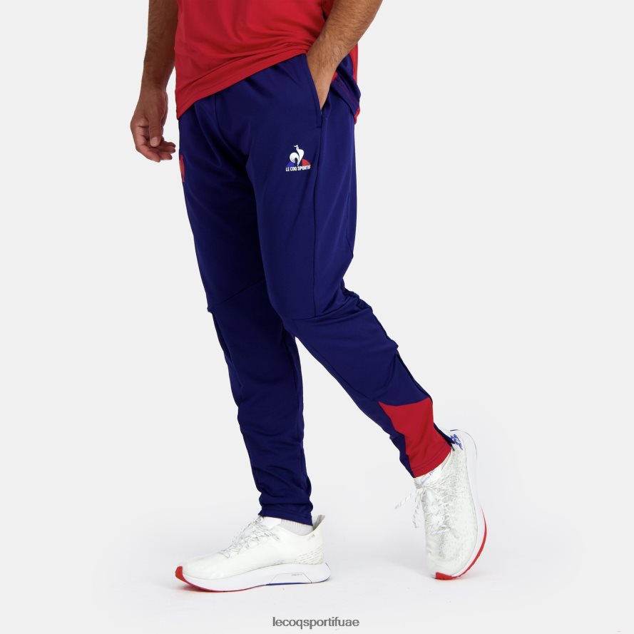 أزرق رجال أزياء السراويل الزرقاء Le Coq Sportif ملابس 2684VH96