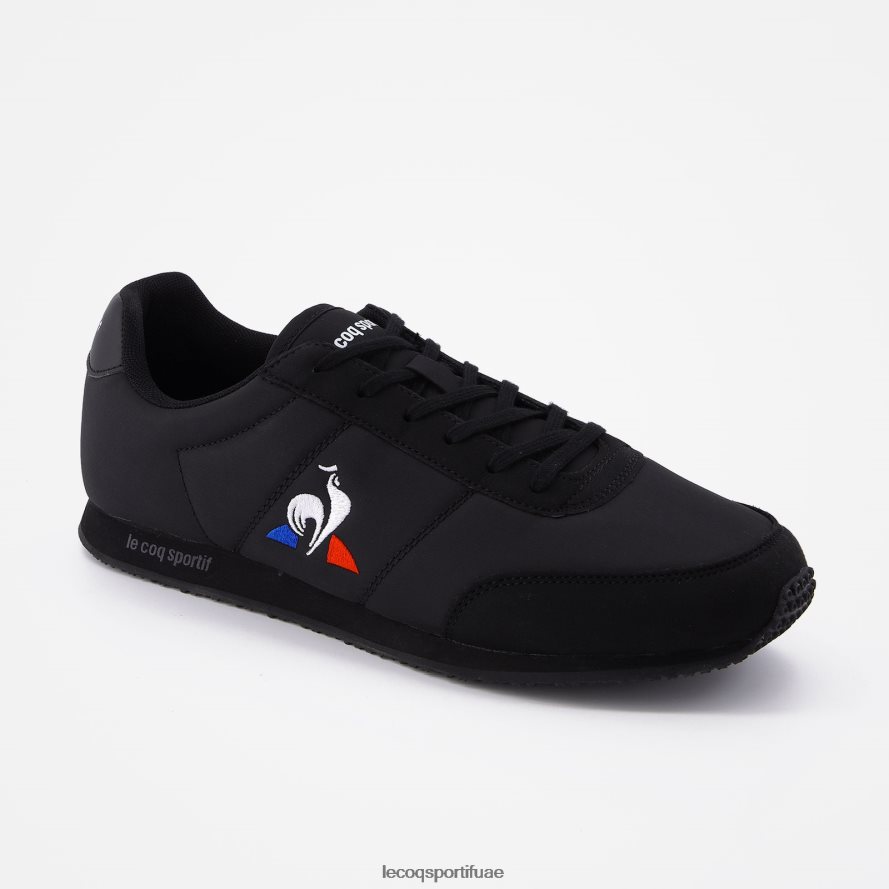 أسود رجال حذاء Racerone ثلاثي الألوان باللون الأسود Le Coq Sportif أحذية 2684VH523