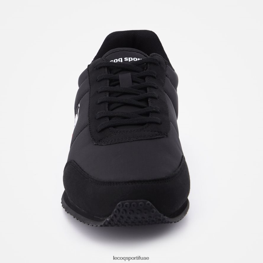 أسود رجال حذاء Racerone ثلاثي الألوان باللون الأسود Le Coq Sportif أحذية 2684VH523
