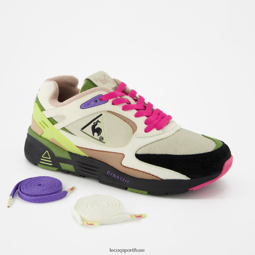 أبيض رجال حذاء lcs r1100 x الأفيون الأبيض Le Coq Sportif أحذية 2684VH571
