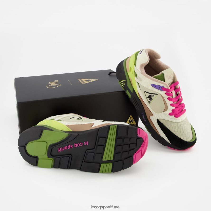أبيض رجال حذاء lcs r1100 x الأفيون الأبيض Le Coq Sportif أحذية 2684VH571