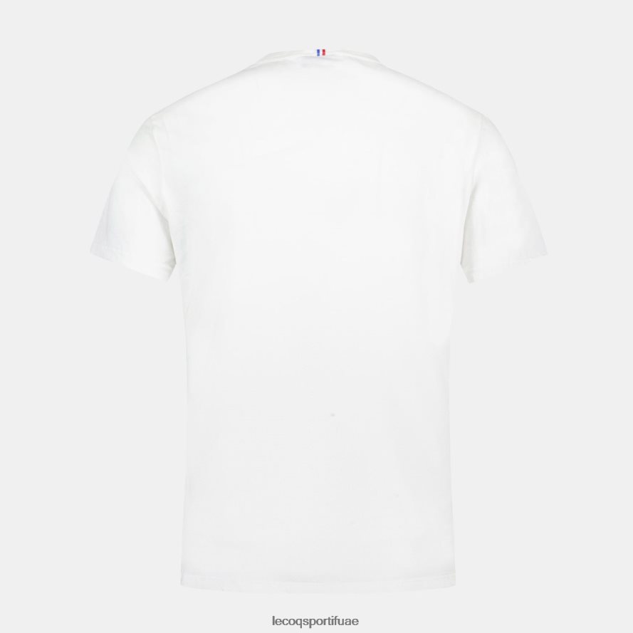 أبيض رجال تيشيرت - xv de france أبيض Le Coq Sportif ملابس 2684VH157