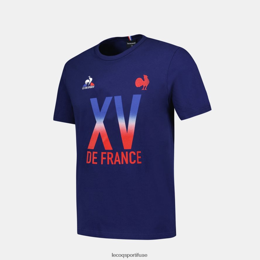 أزرق أطفال تيشيرت - xv de france أزرق Le Coq Sportif ملابس 2684VH389