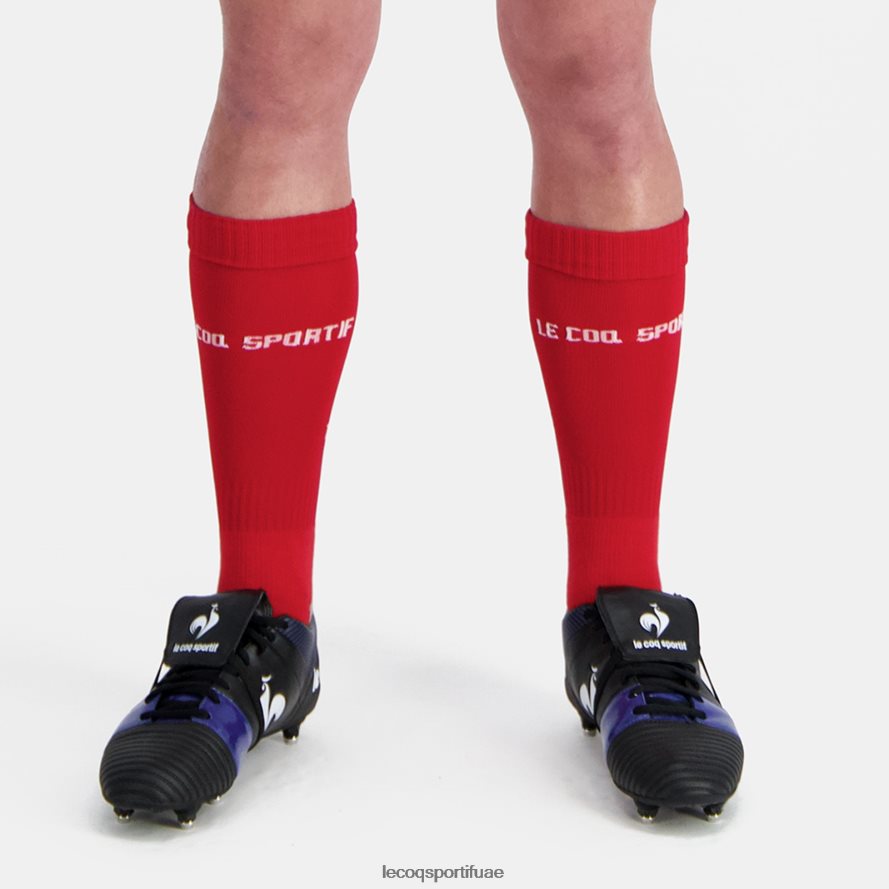 أحمر رجال جوارب طبق الأصل باللون الأحمر - xv de france red Le Coq Sportif مُكَمِّلات 2684VH290